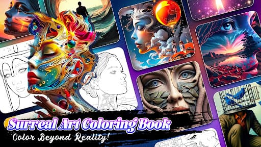 Surreal Art Coloring Pages screenshot 4 - screenshot