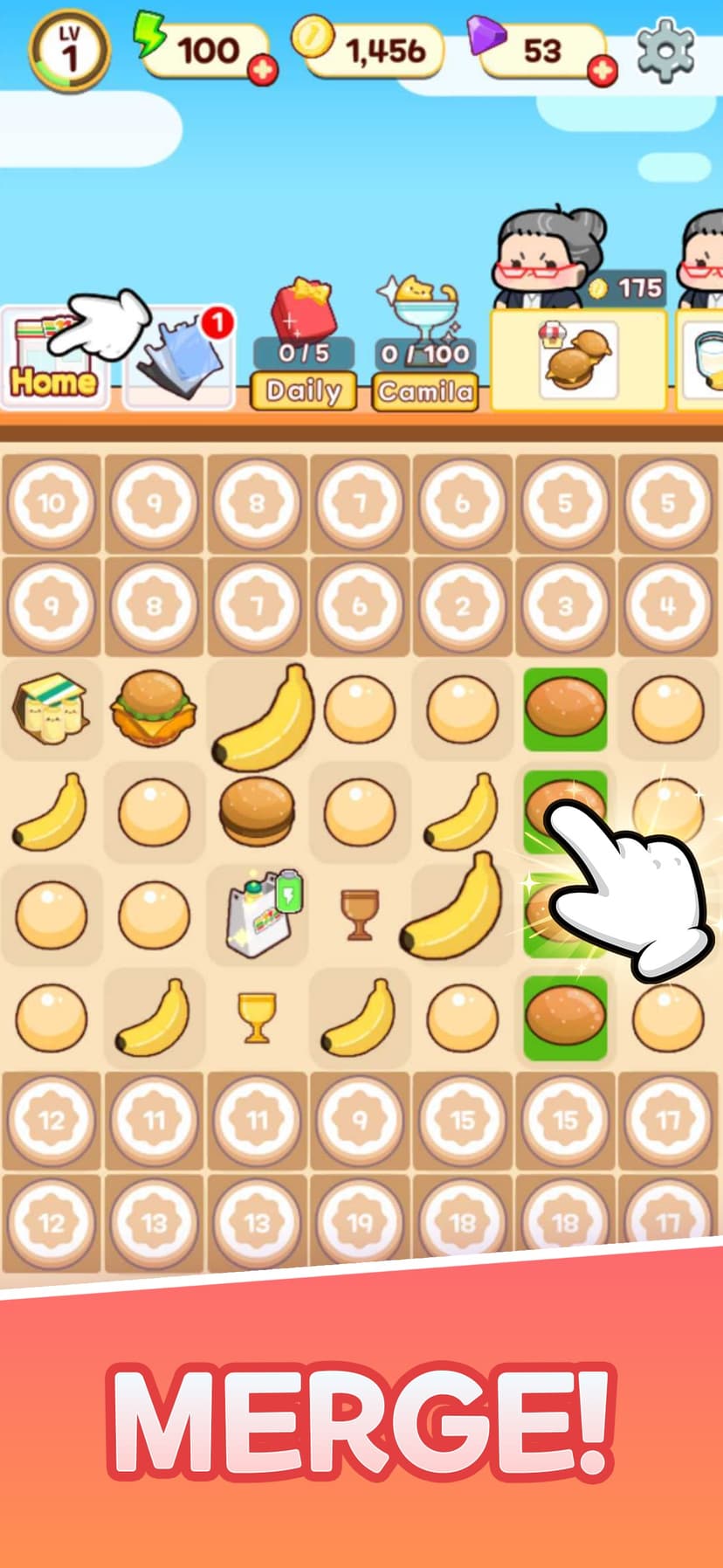 Merge Supermarket : Merge Game screenshot 2 - screenshot