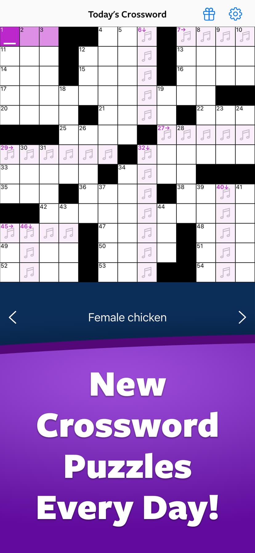 Crossword+ screenshot 1 - screenshot