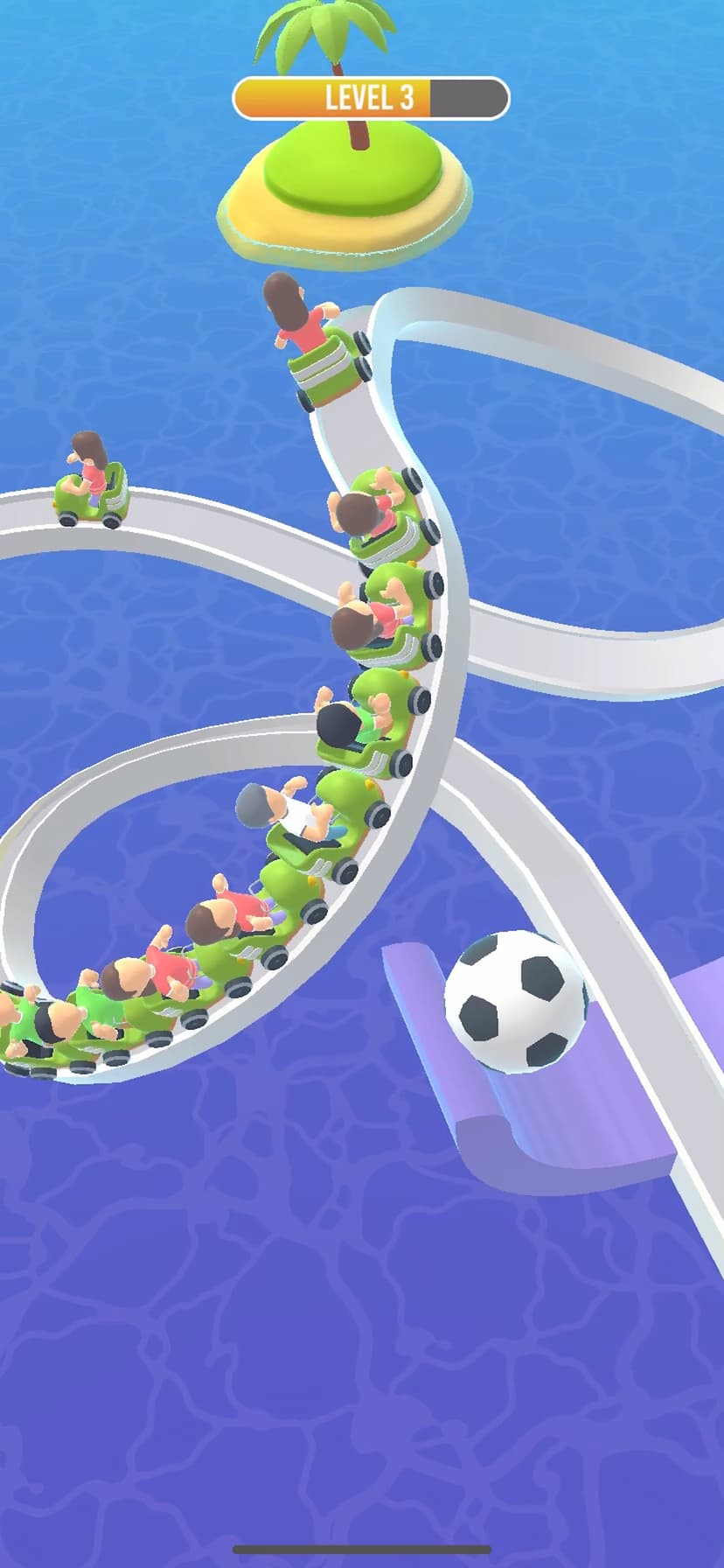 Cart Crash: Roller Coaster screenshot 1 - screenshot