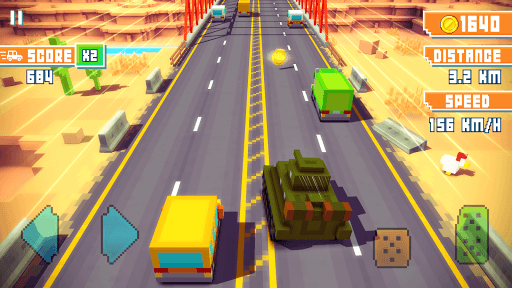 Blocky Highway: Traffic Racing screenshot 7 - screenshot