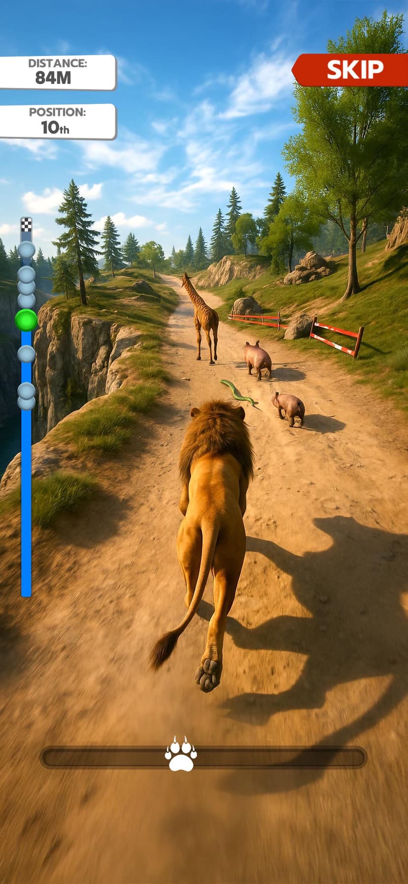 Animal Run: Wild Race screenshot 1 - screenshot