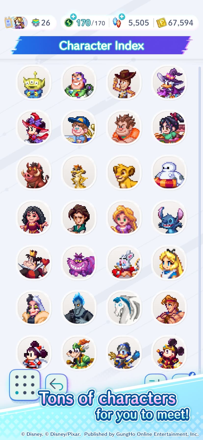 Disney Pixel RPG screenshot 6 - screenshot