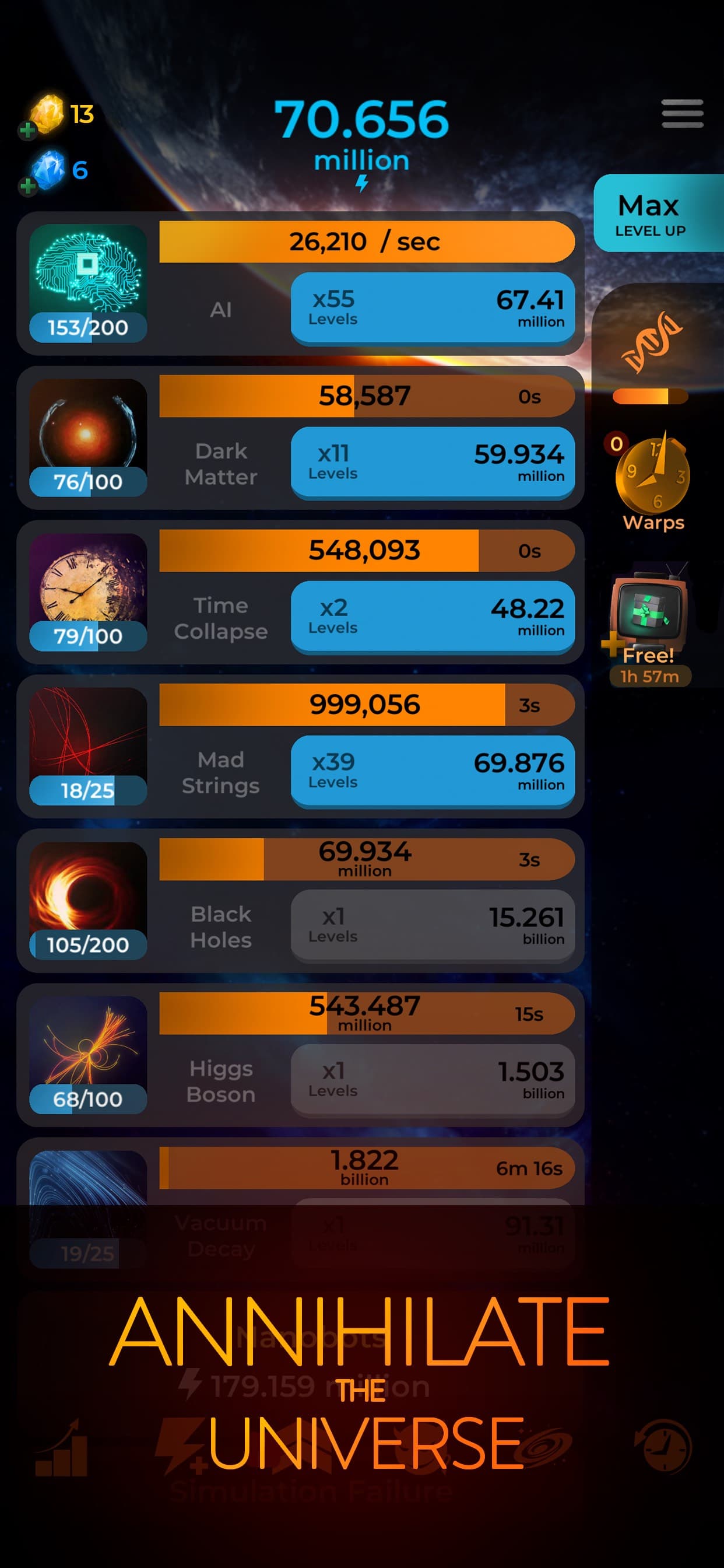 Annihilation - Space Tycoon screenshot 1 - screenshot