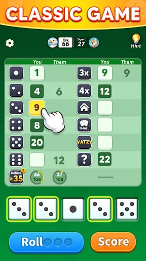 Clover Yatzy: PVP Dice Game screenshot 2 - screenshot