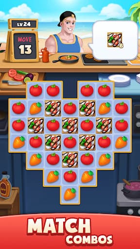 Chef Match - Match 3 Games screenshot 1 - screenshot