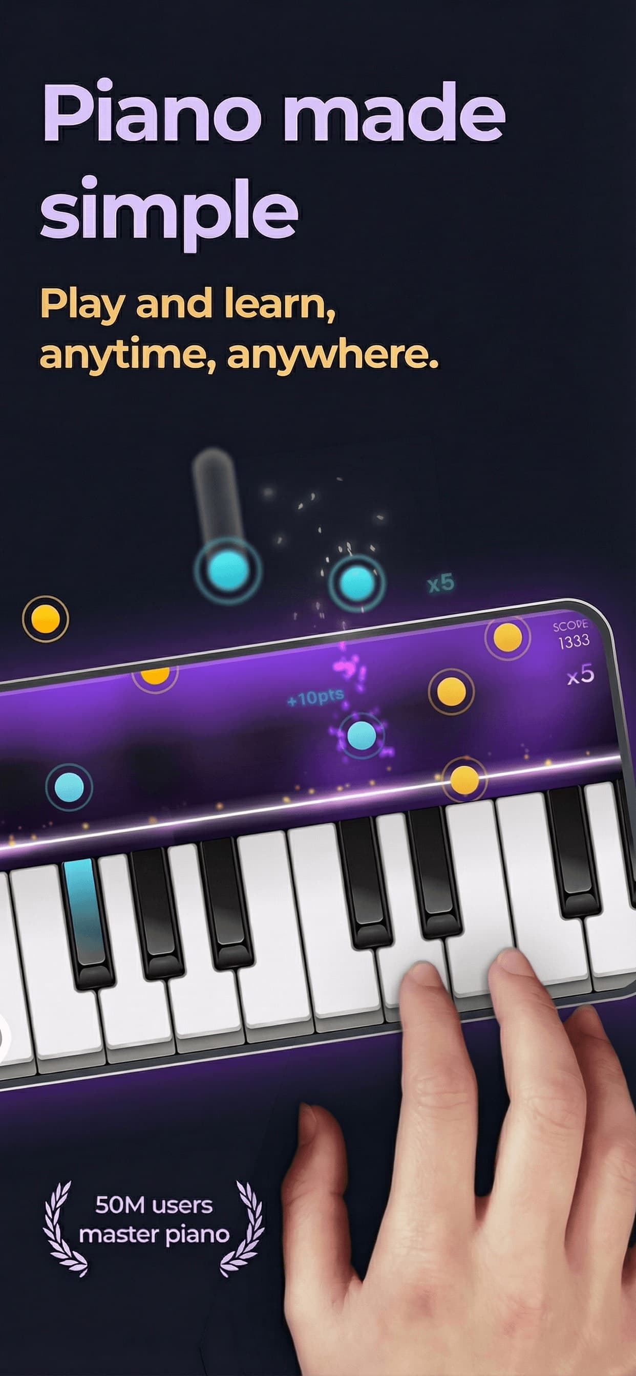 Piano - Keyboard Lesson & Game screenshot 1 - screenshot