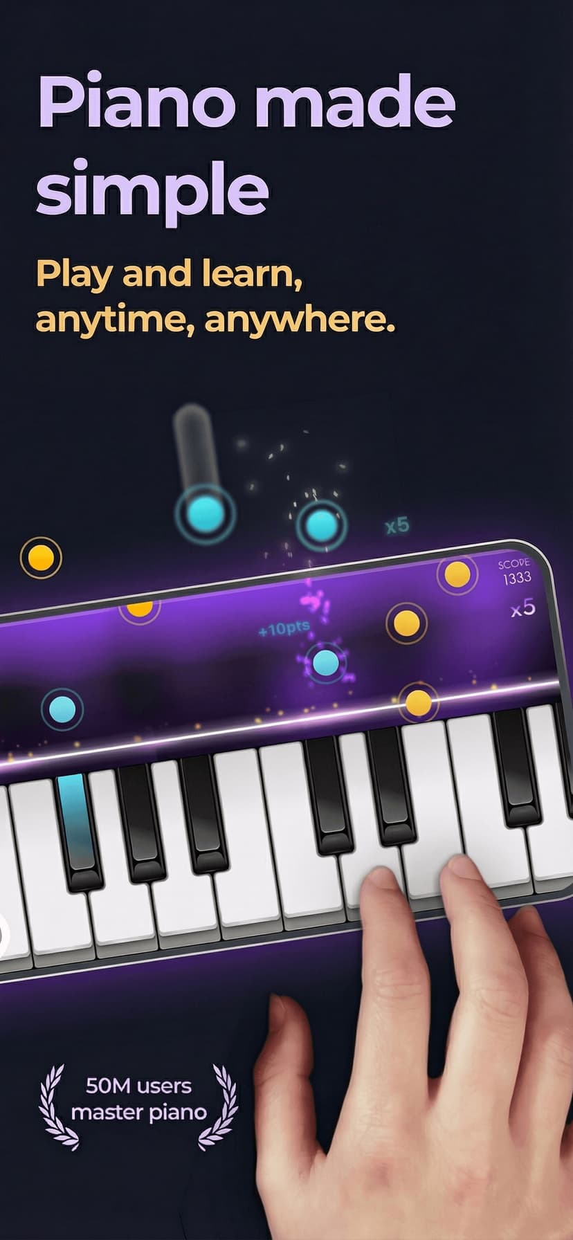 Piano - Keyboard Lesson & Game screenshot 1 - screenshot