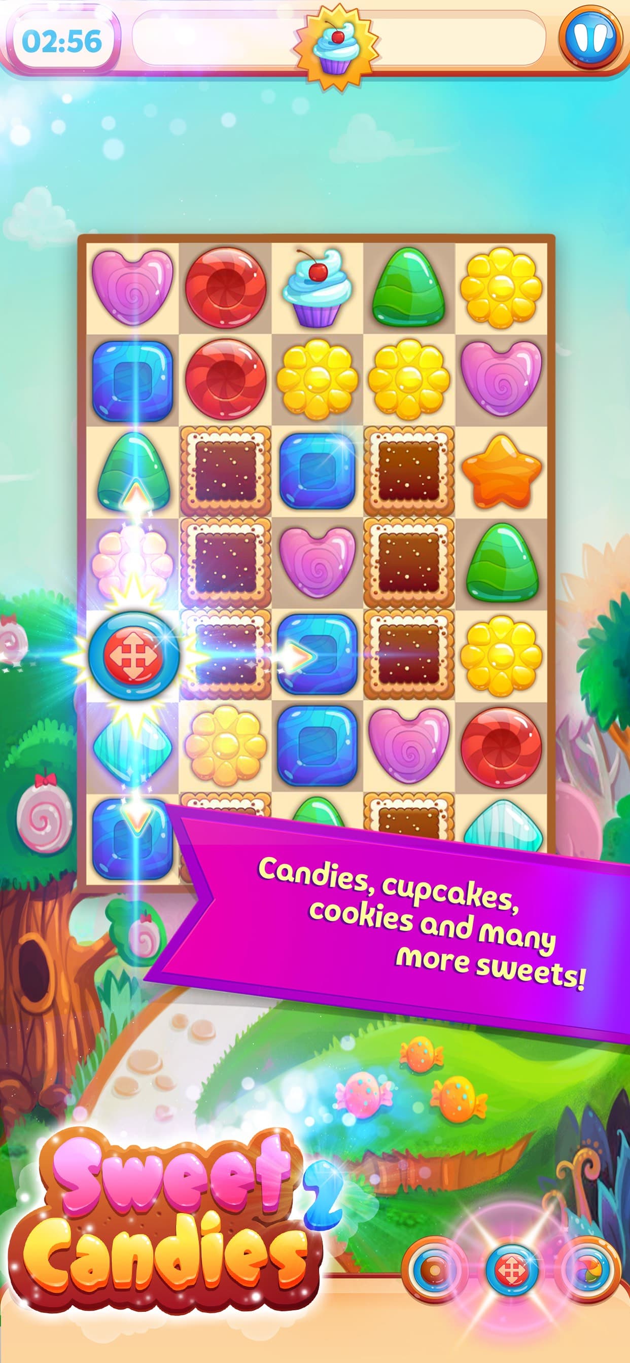 Sweet Candies 2: Match 3 Games screenshot 2 - screenshot