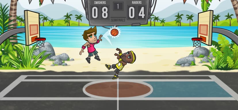 Basketball Battle NO WIFI Game screenshot 2 - screenshot