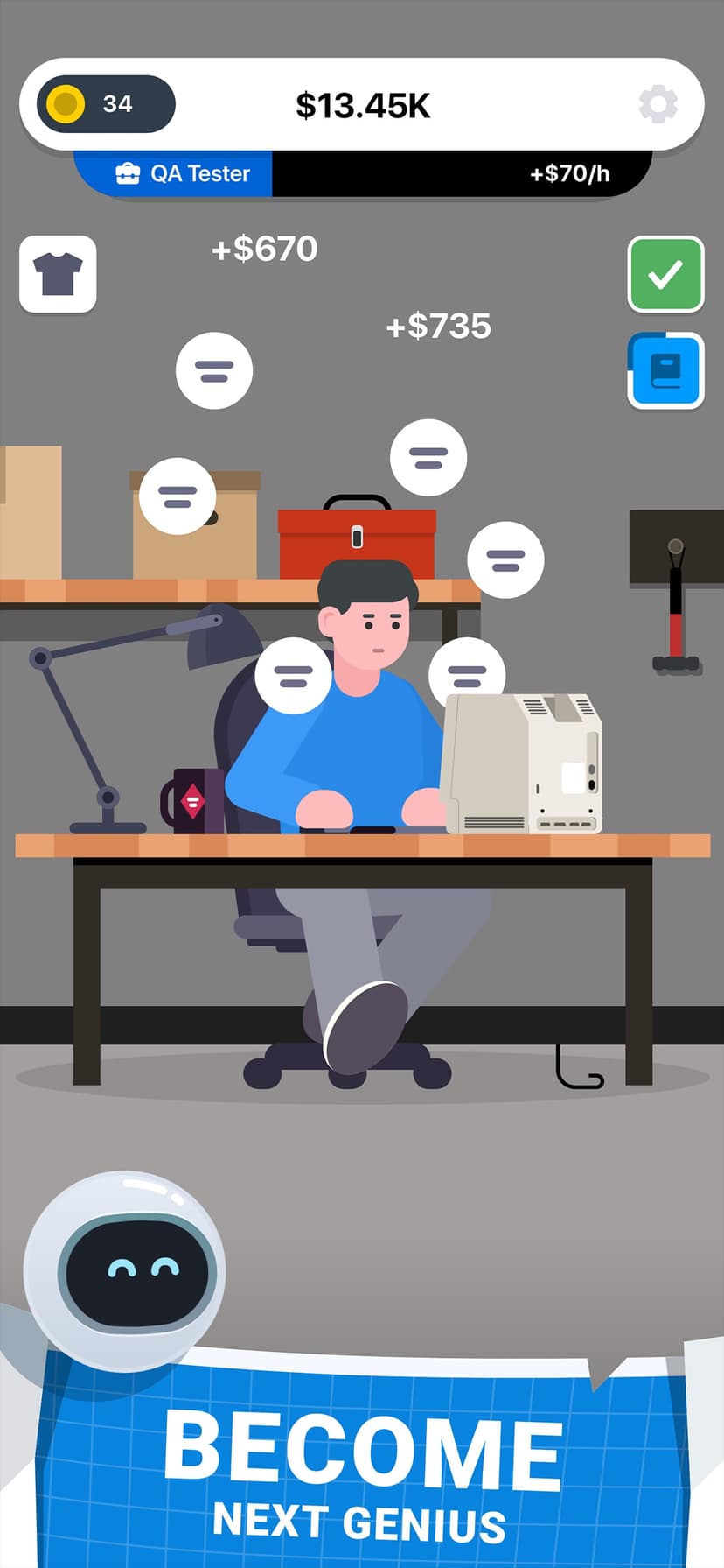 Cyber Dude: Dev Tycoon screenshot 1 - screenshot
