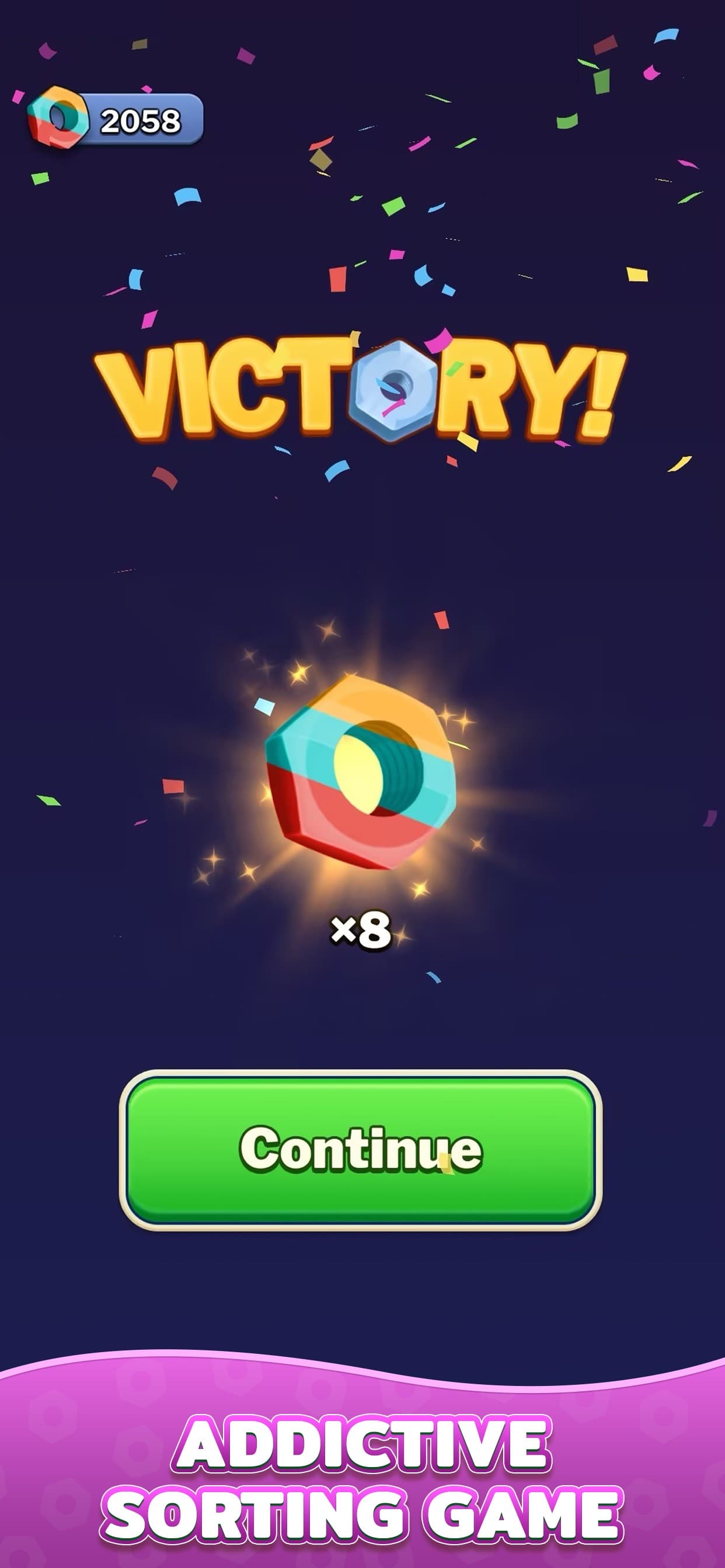 Nut Sort Games - Color Sorting screenshot 8 - screenshot