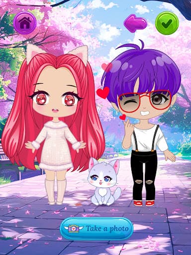 Chibi Dress Up Beauty Salon screenshot 10 - screenshot