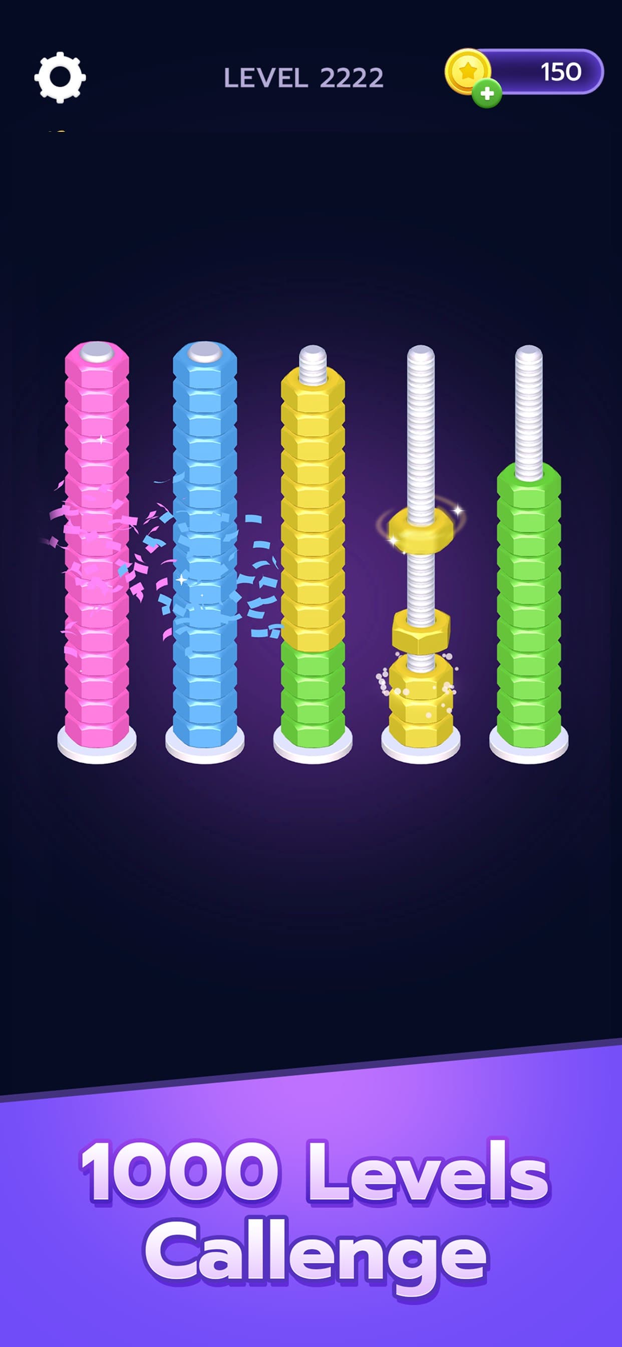 Nuts And Bolts Sort screenshot 2 - screenshot