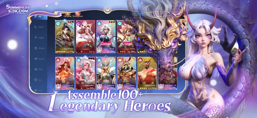 Summoners Kingdom:Goddess screenshot 4 - screenshot
