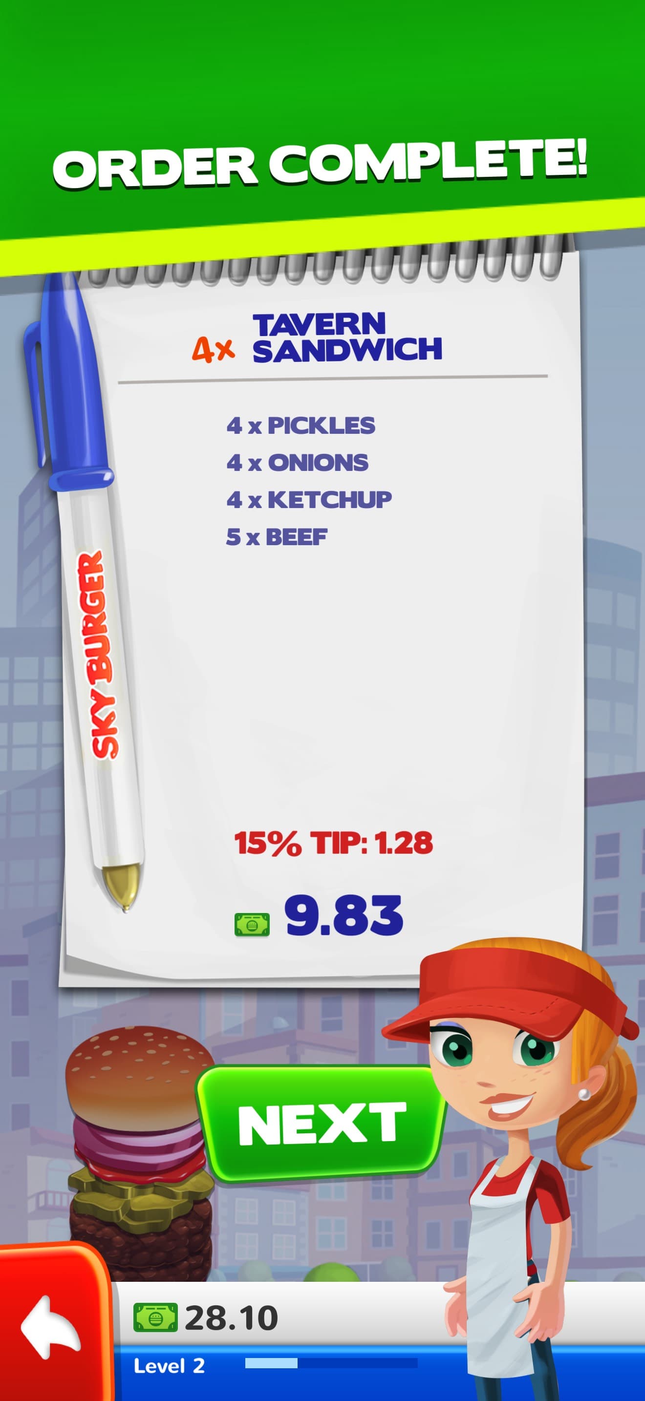 Sky Burger screenshot 3 - screenshot