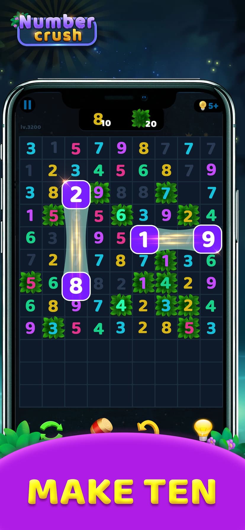Number Crush: Match Ten Puzzle screenshot 2 - screenshot