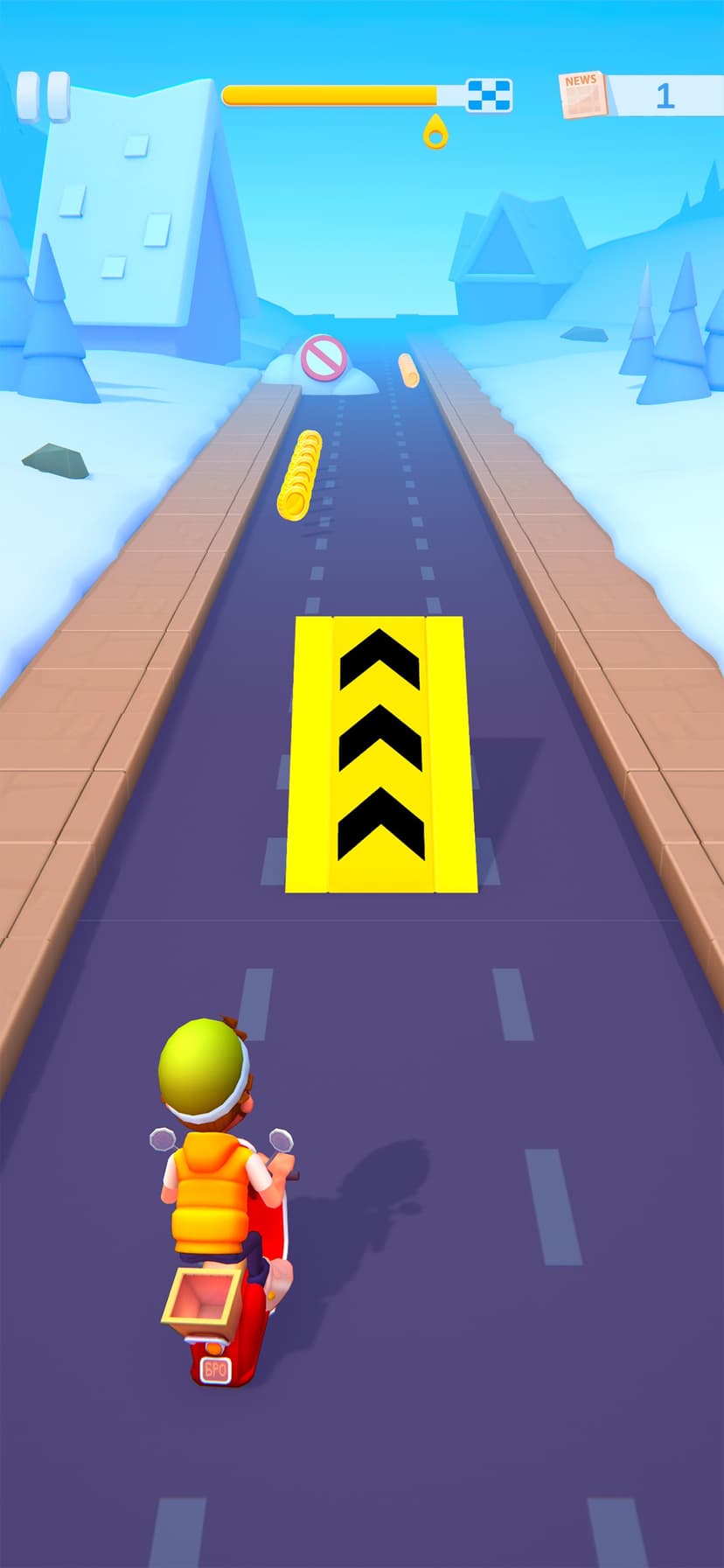 Paper Boy Race: Run & Rush 3D screenshot 1 - screenshot