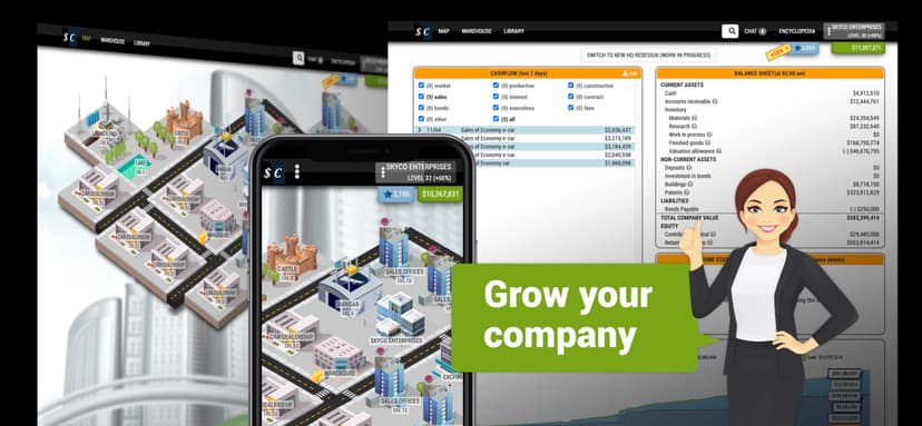 Sim Companies: MMO Tycoon screenshot 2 - screenshot