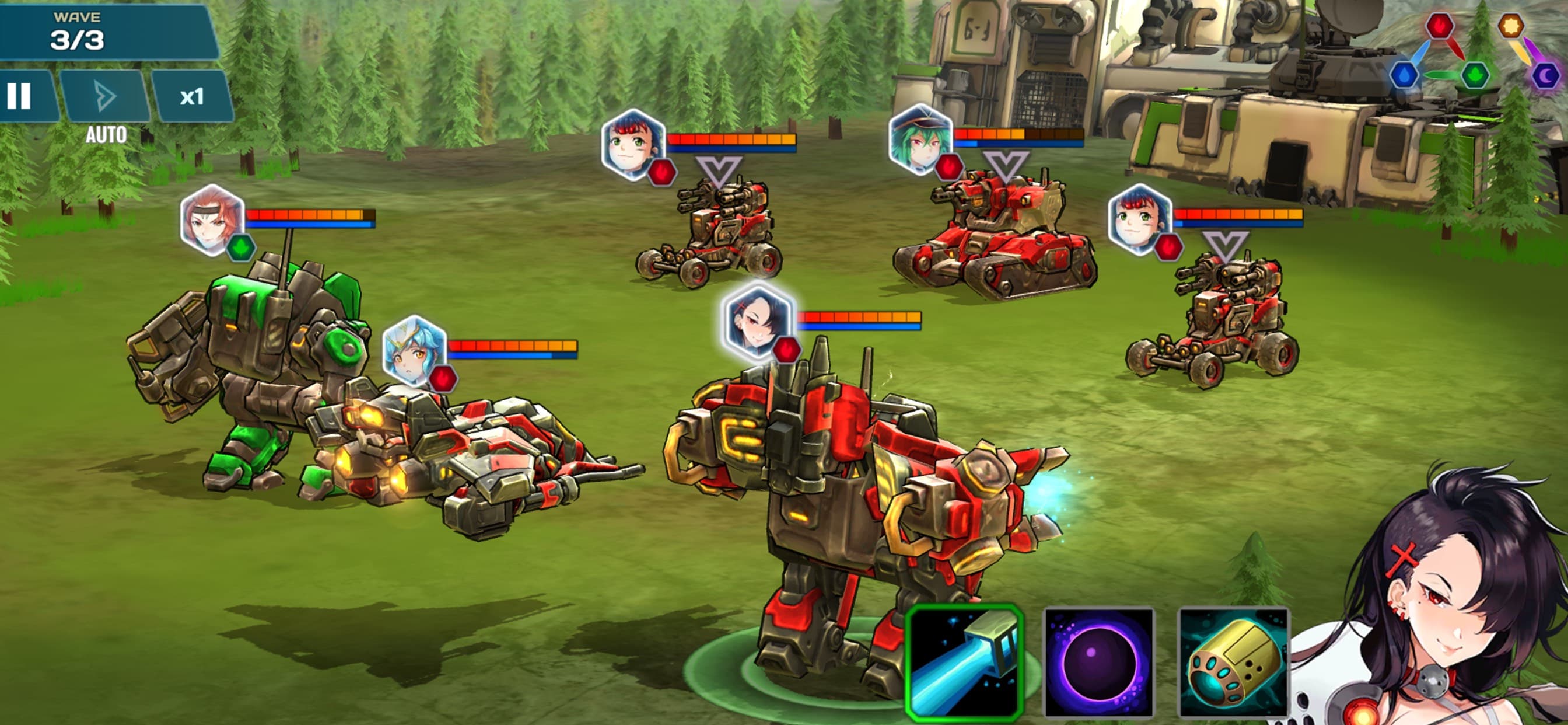 Epic Mecha Girls: Anime RPG screenshot 7 - screenshot