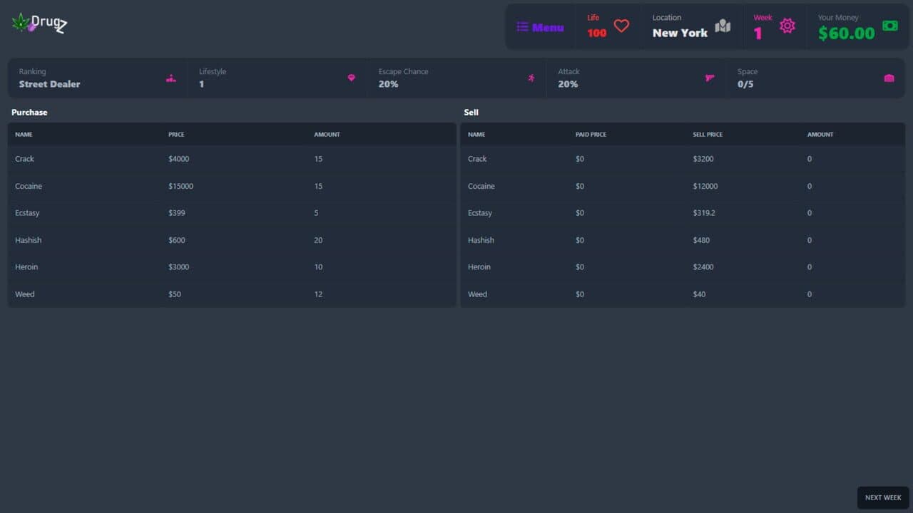 Null - screenshot