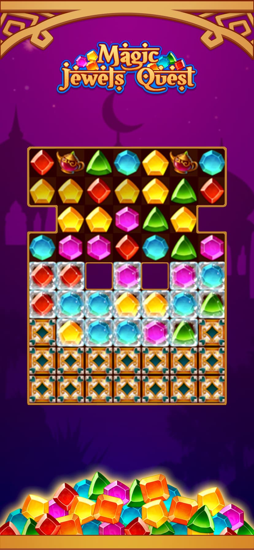 Magic Jewels Quest: Match 3 screenshot 5 - screenshot
