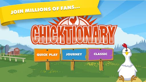 Chicktionary - Word Game screenshot 1 - screenshot