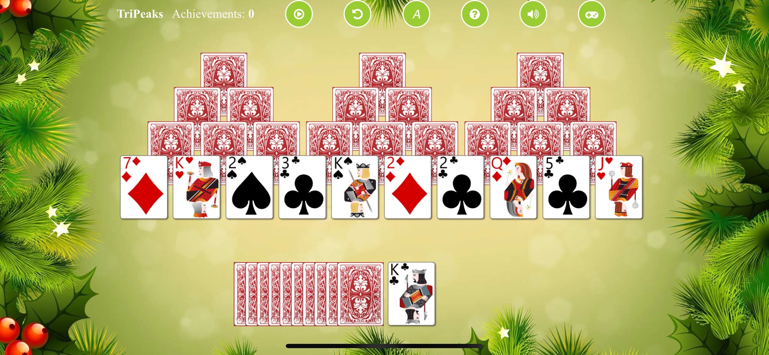 TriPeaks Solitaire X screenshot 1 - screenshot
