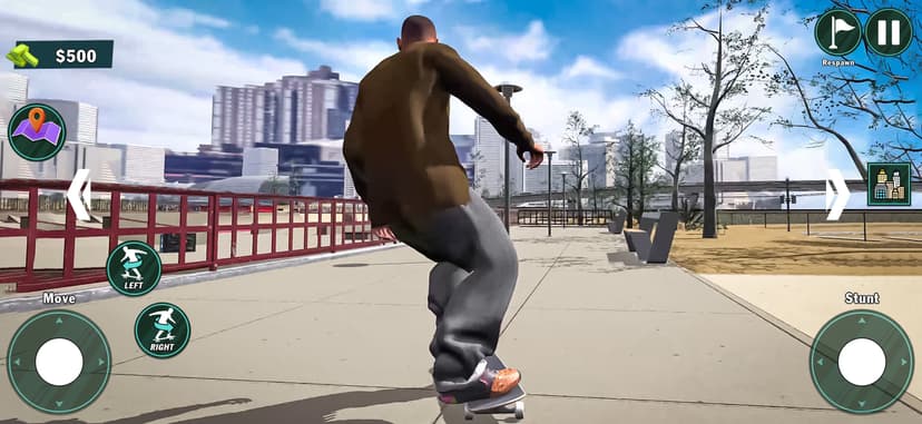 Skate Simulator Snow Flip Game screenshot 2 - screenshot