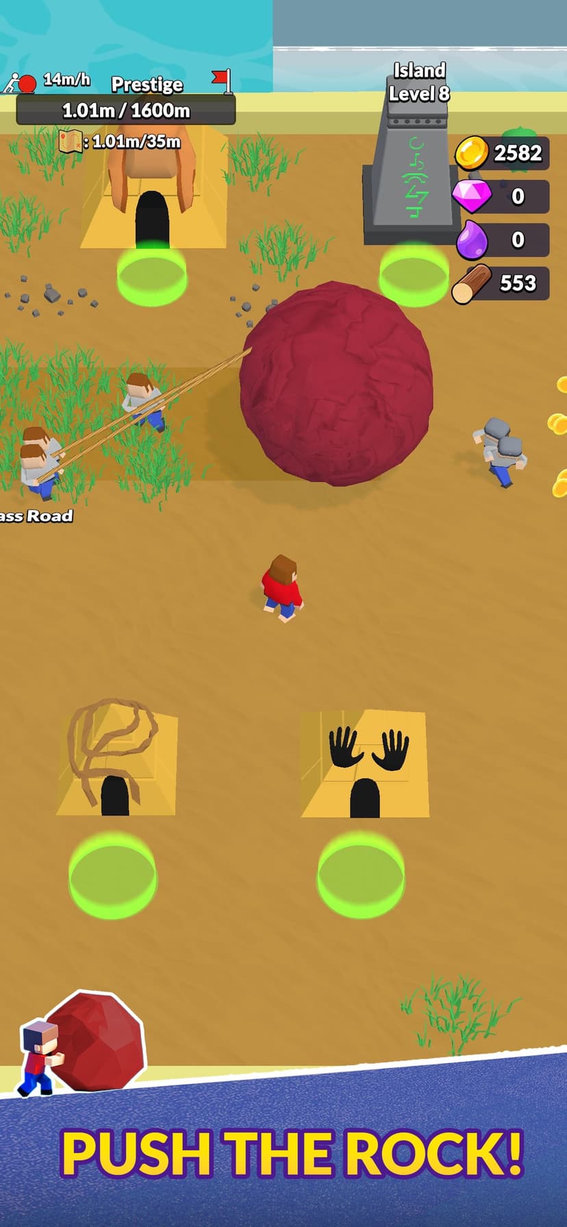Rock Pusher screenshot 1 - screenshot