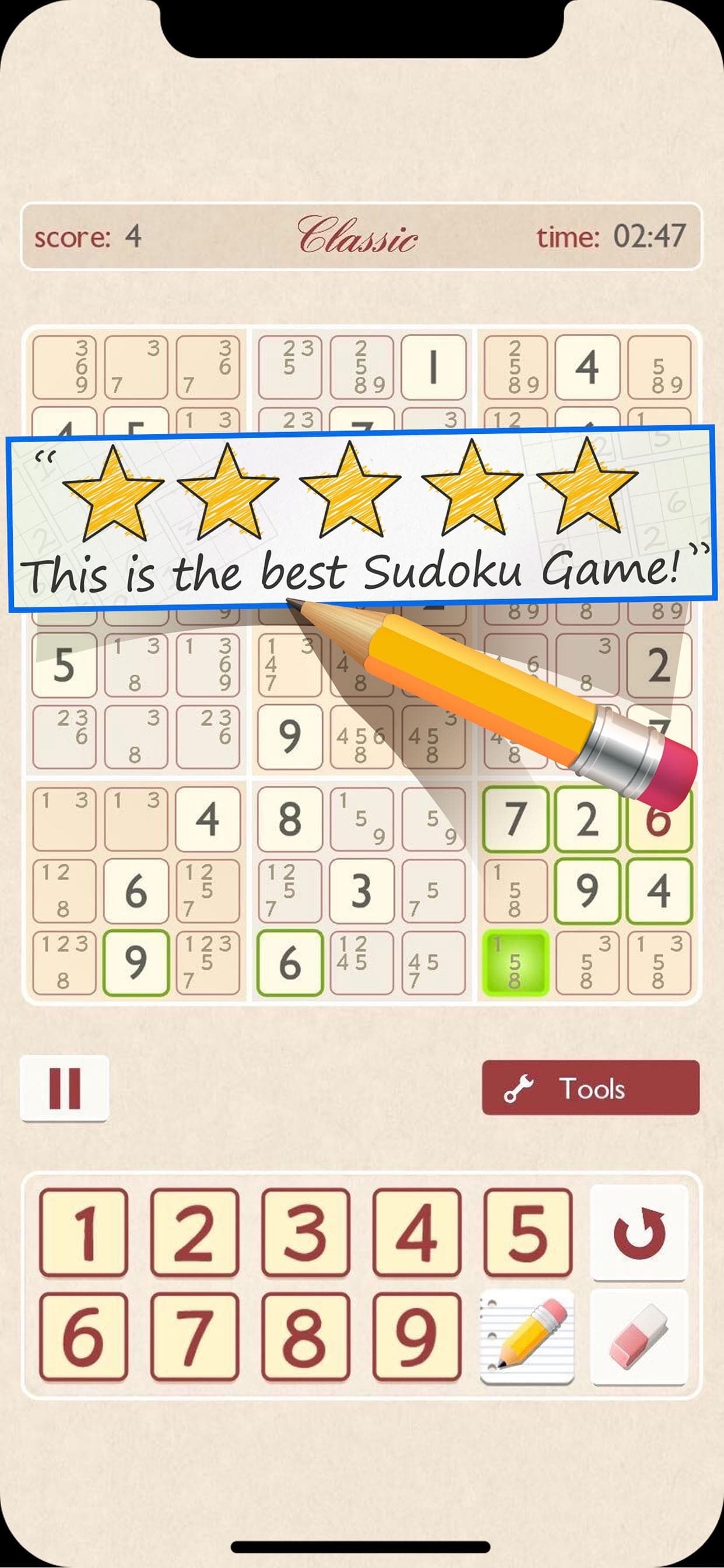 Sudoku Deluxe® Social screenshot 1 - screenshot