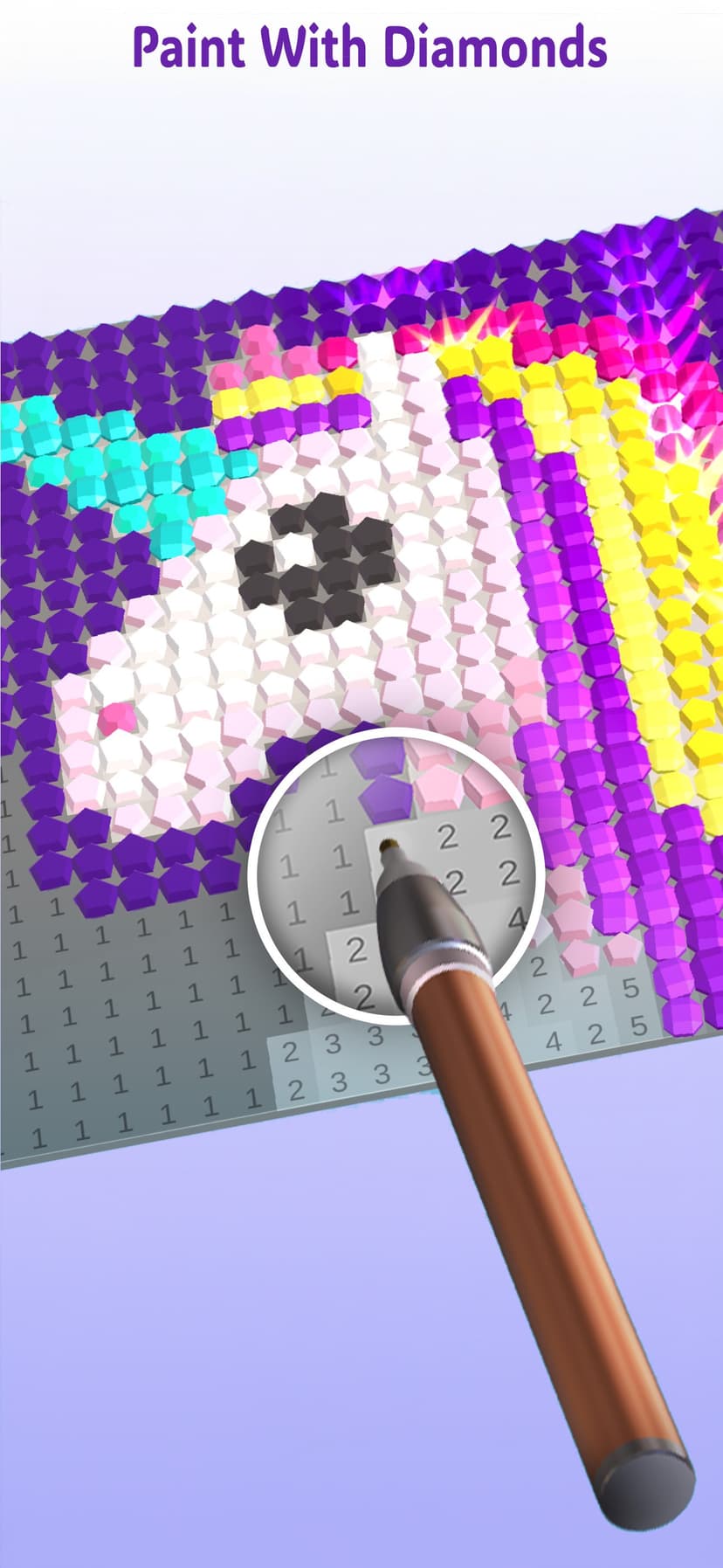 Diamond Painting ASMR Coloring screenshot 2 - screenshot