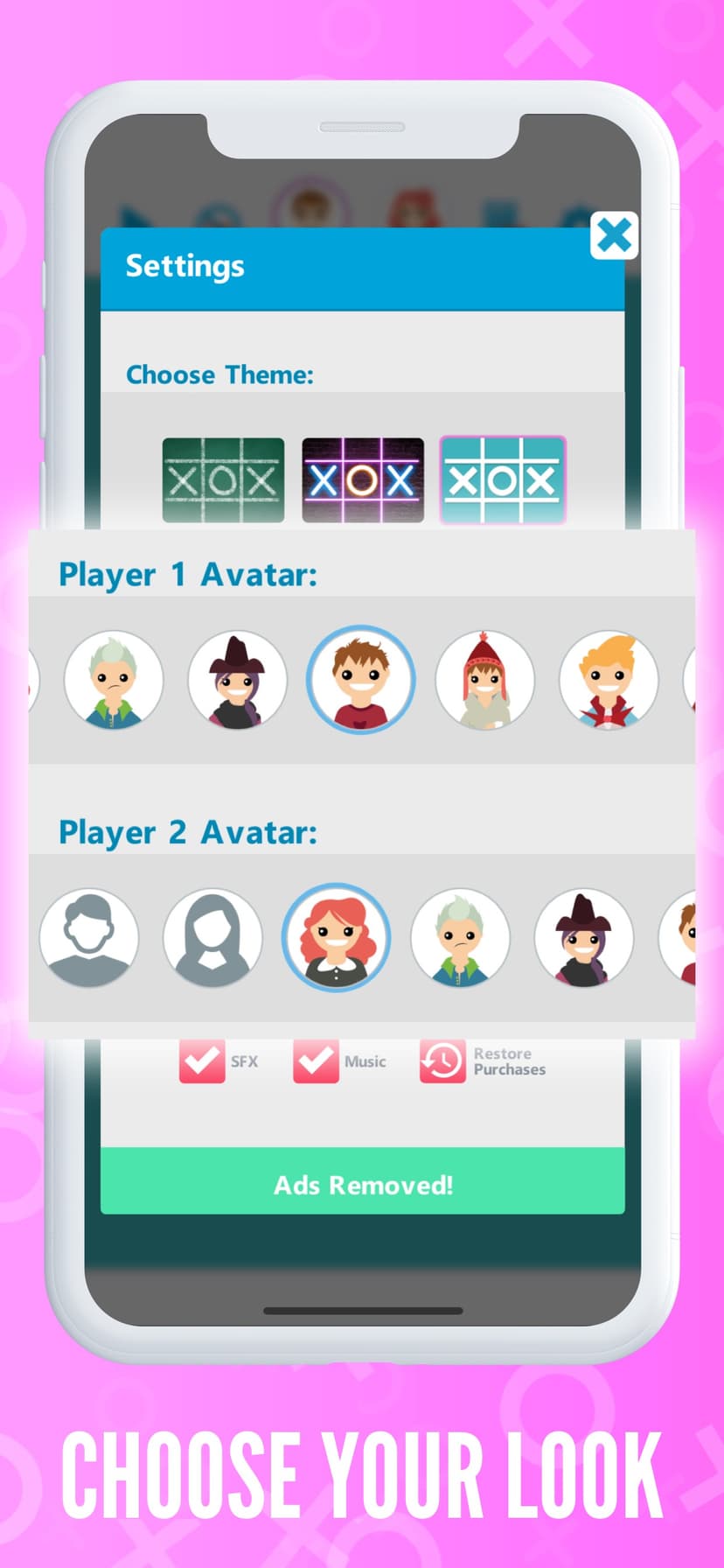 Tic Tac Toe OXO - 2 Player screenshot 3 - screenshot