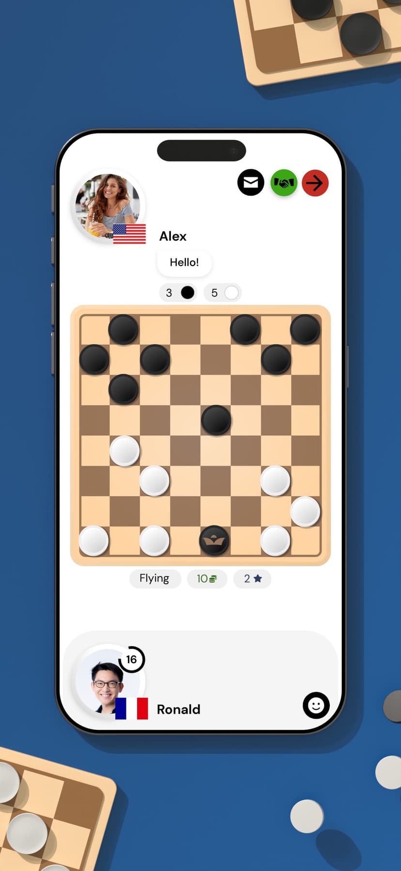 Checkers Online - Dama Game screenshot 1 - screenshot