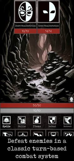 Grim Quest - Old School RPG screenshot 2 - screenshot