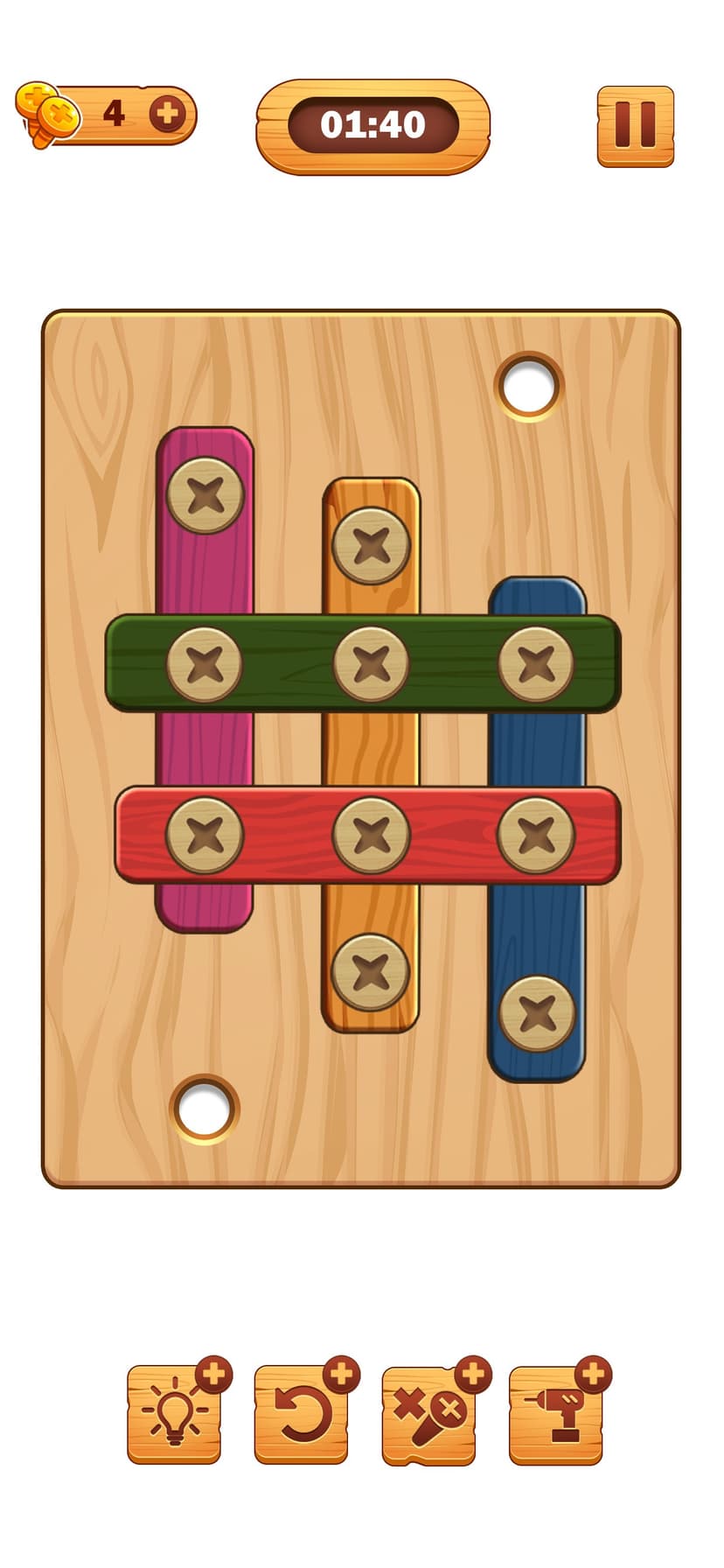 Screw Puzzle: Wood Nut & Bolt™ screenshot 5 - screenshot