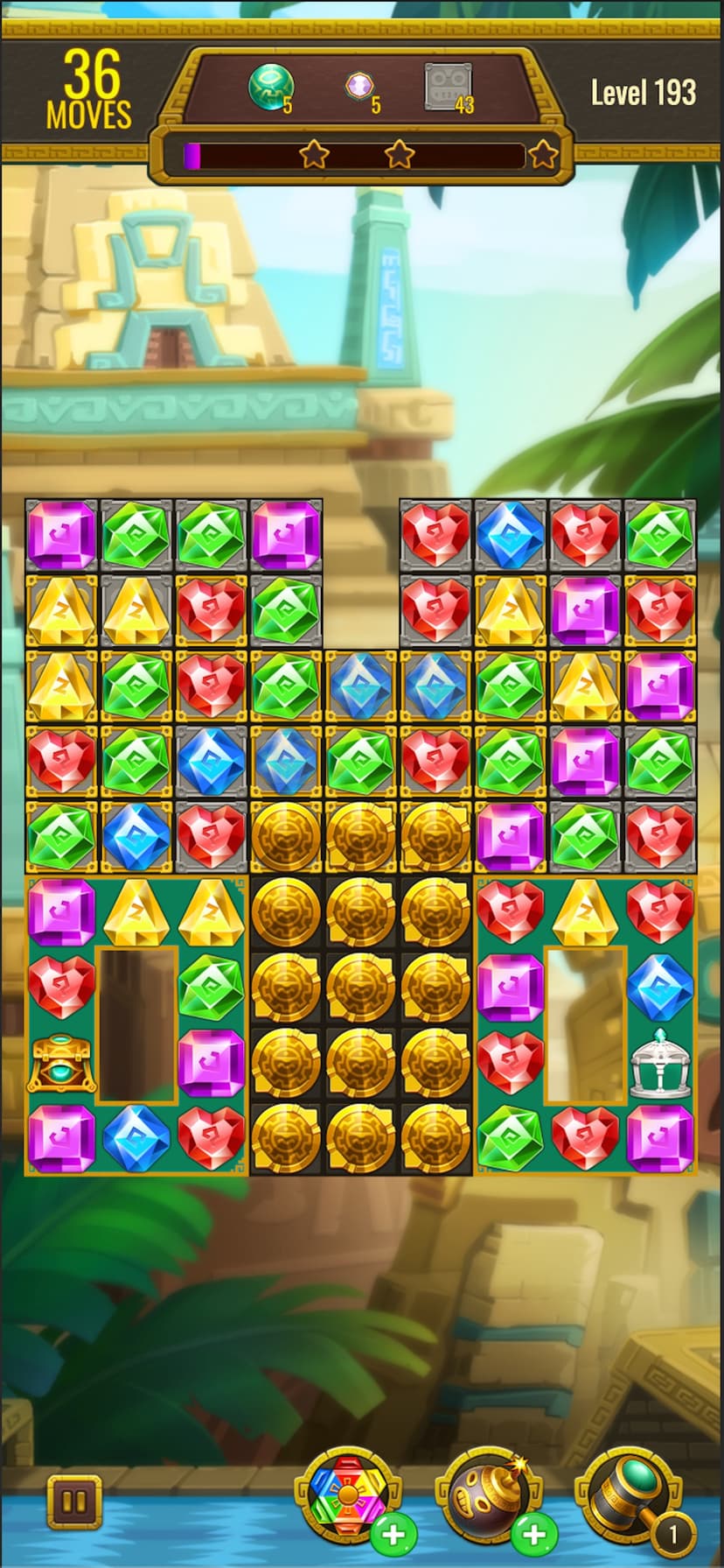 Jewel Maya Quest: Gems Hunt screenshot 2 - screenshot