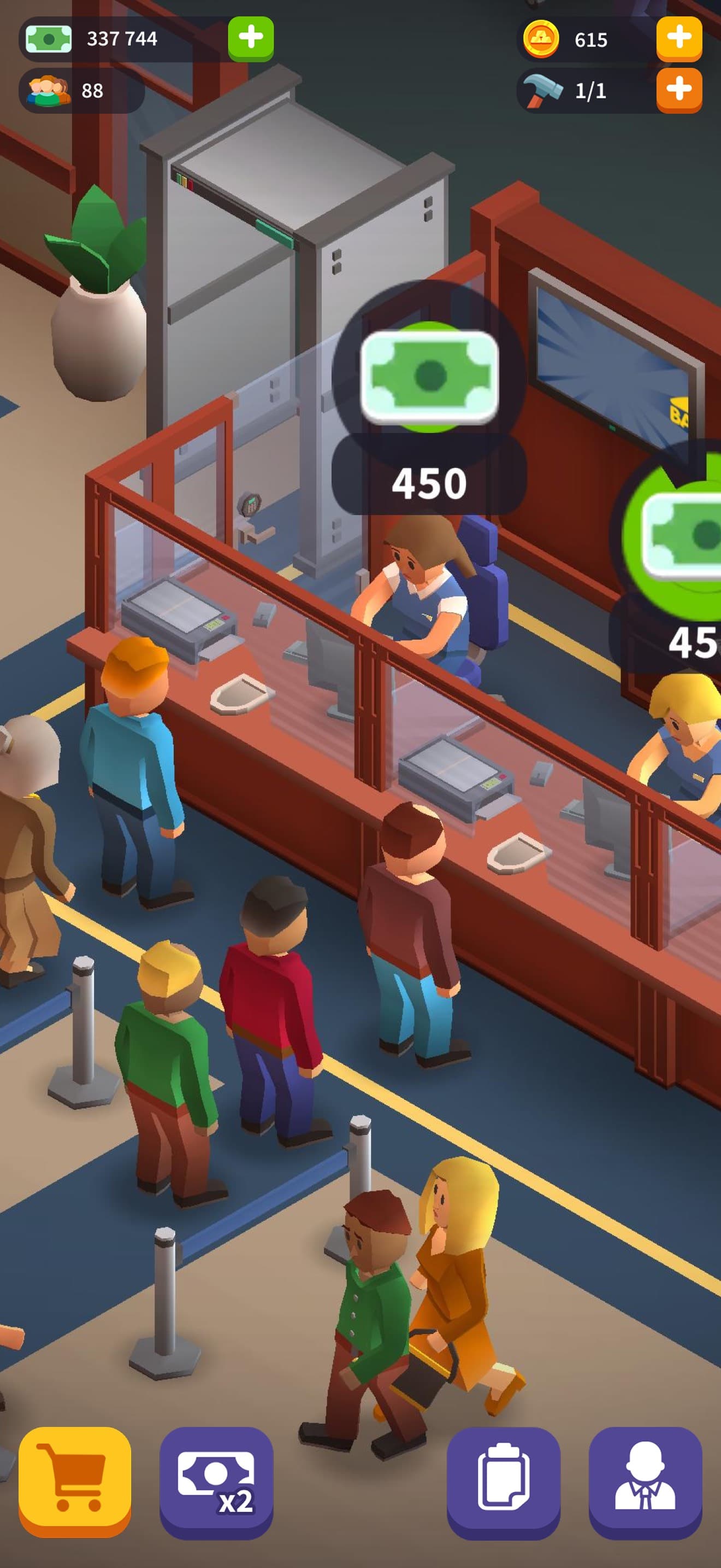 Idle Bank Tycoon - Game Empire screenshot 1 - screenshot
