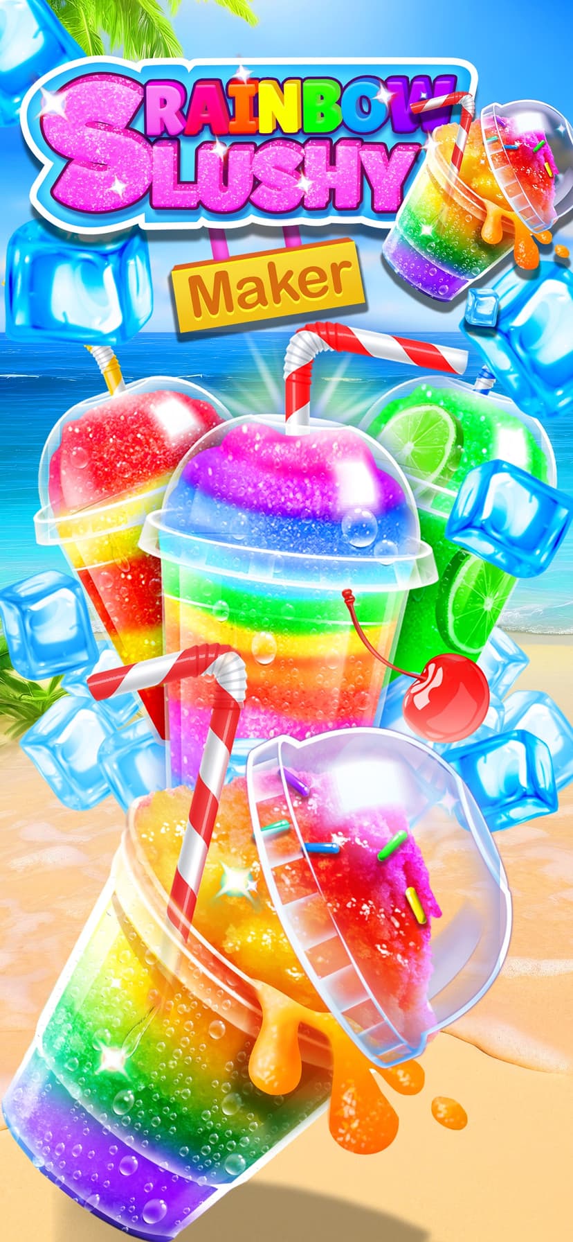 Rainbow Frozen Slushy Truck screenshot 3 - screenshot