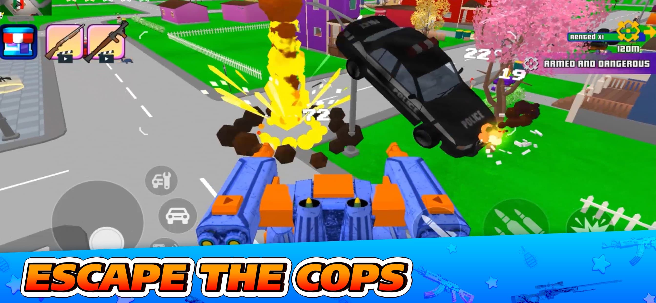 Gangs Wars City: Pixel Shooter screenshot 1 - screenshot