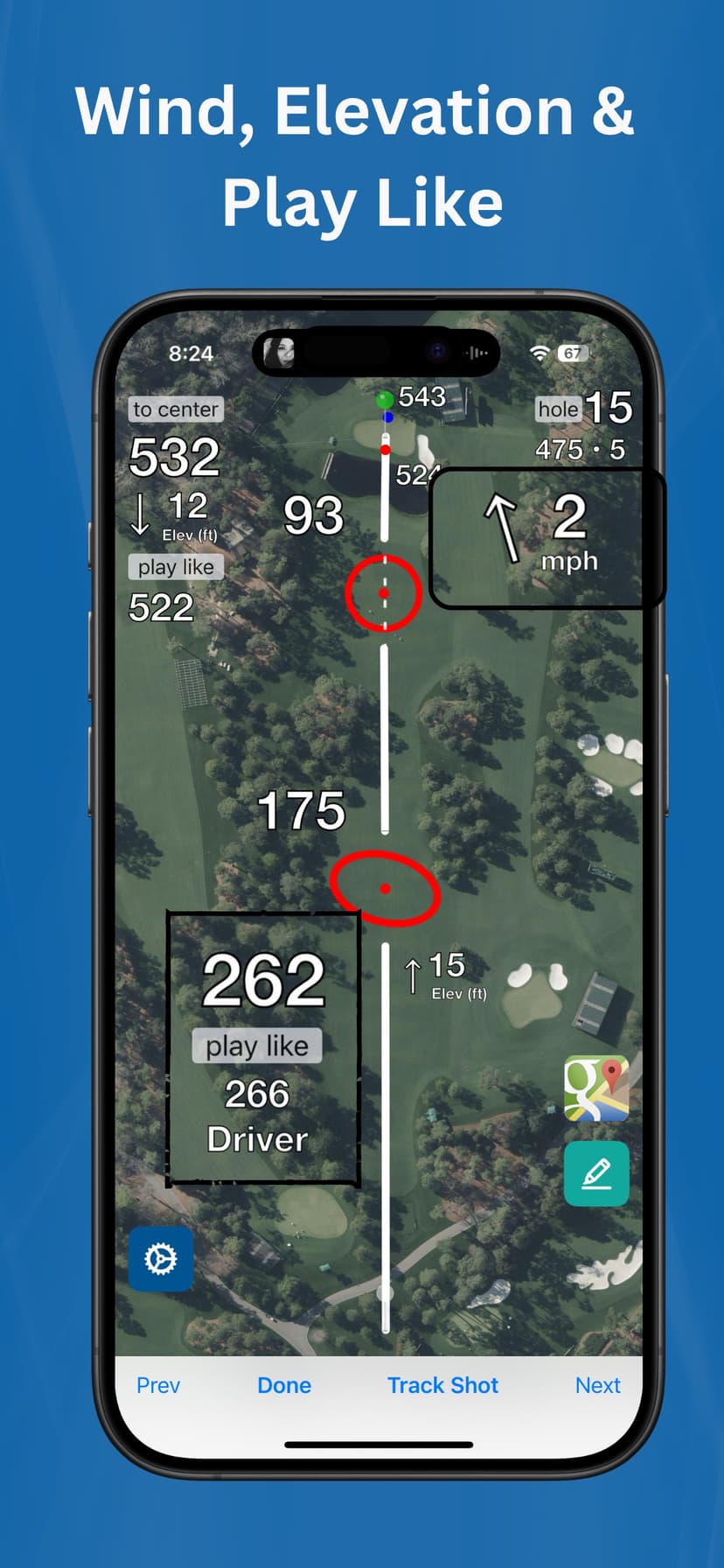 Golf GPS Range Finder: ForeFun screenshot 5 - screenshot