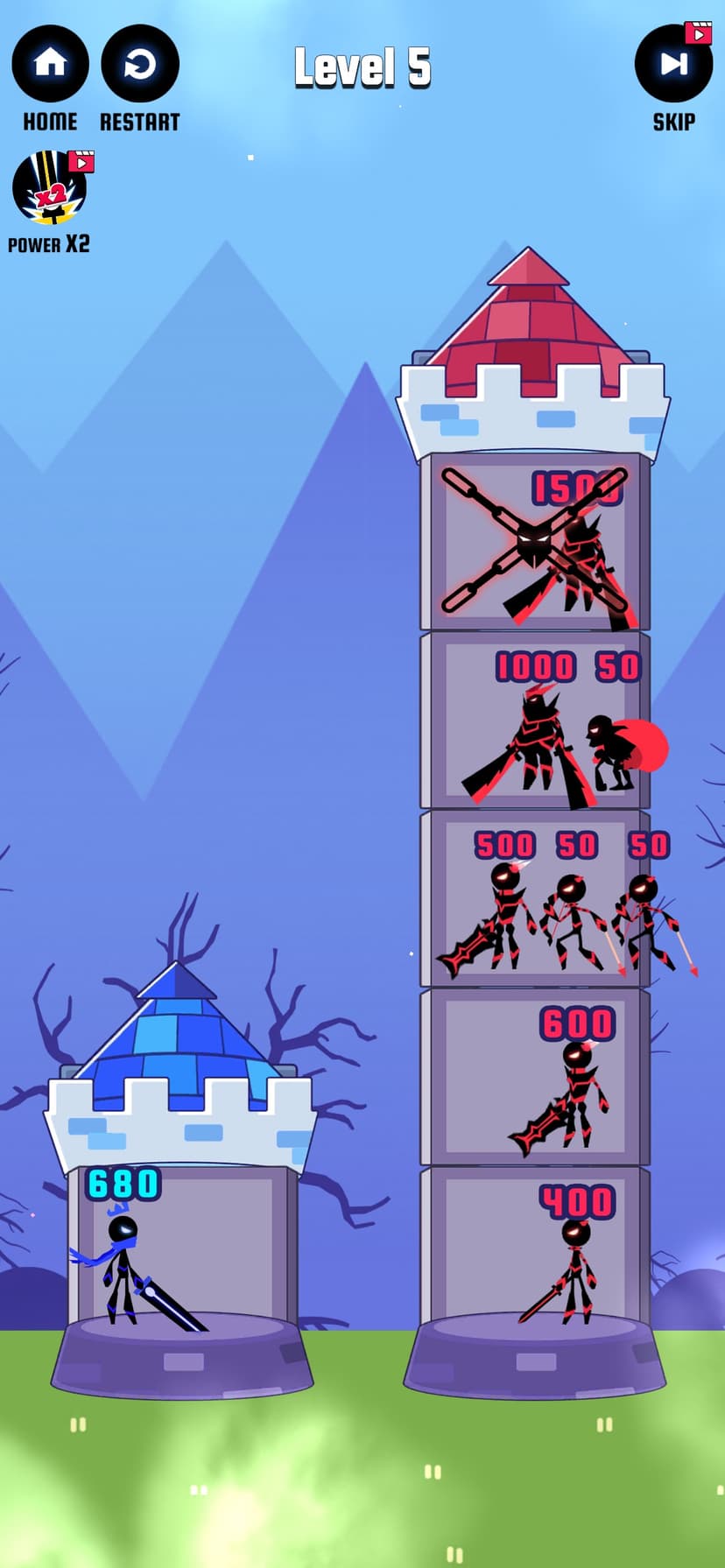 Hero Castle War: Tower Attack screenshot 1 - screenshot