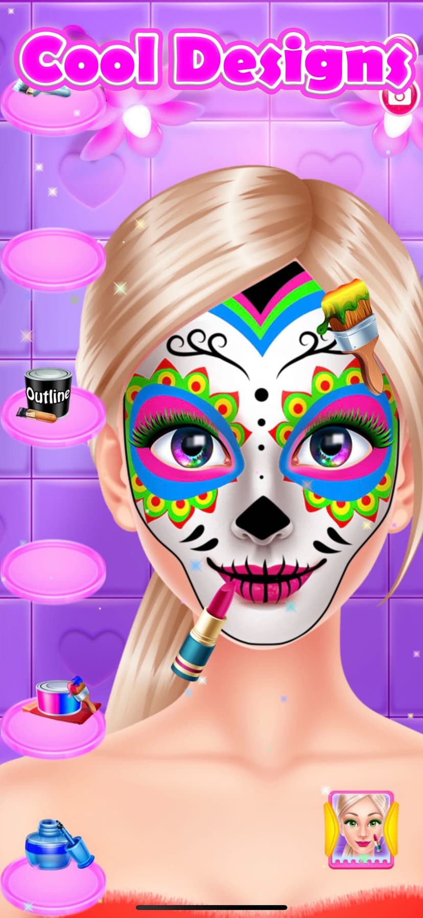 Face Paint Party: Makeup Game screenshot 6 - screenshot