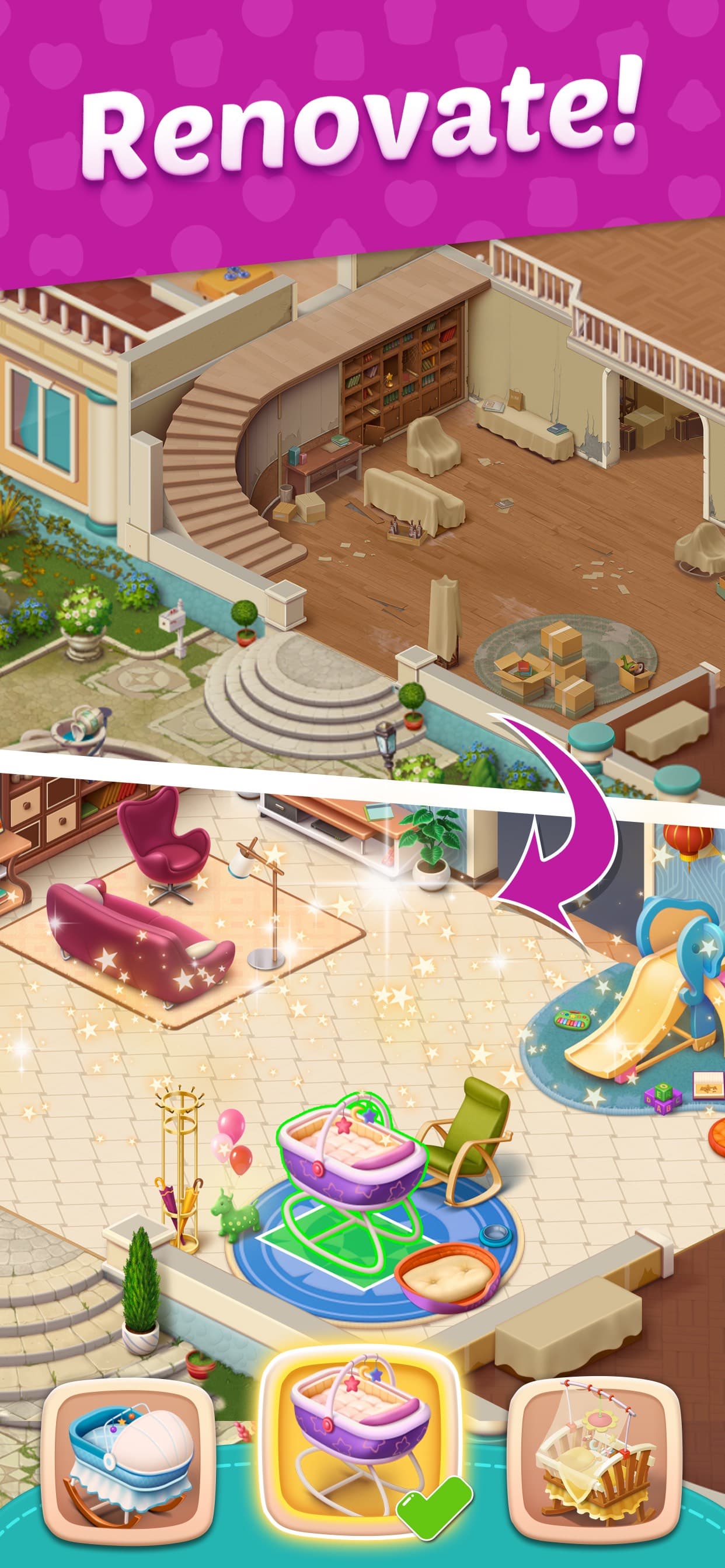 Baby Manor - Home Design Games screenshot 5 - screenshot
