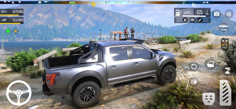 Offroad Car Driving Jeep Games screenshot 1 - screenshot