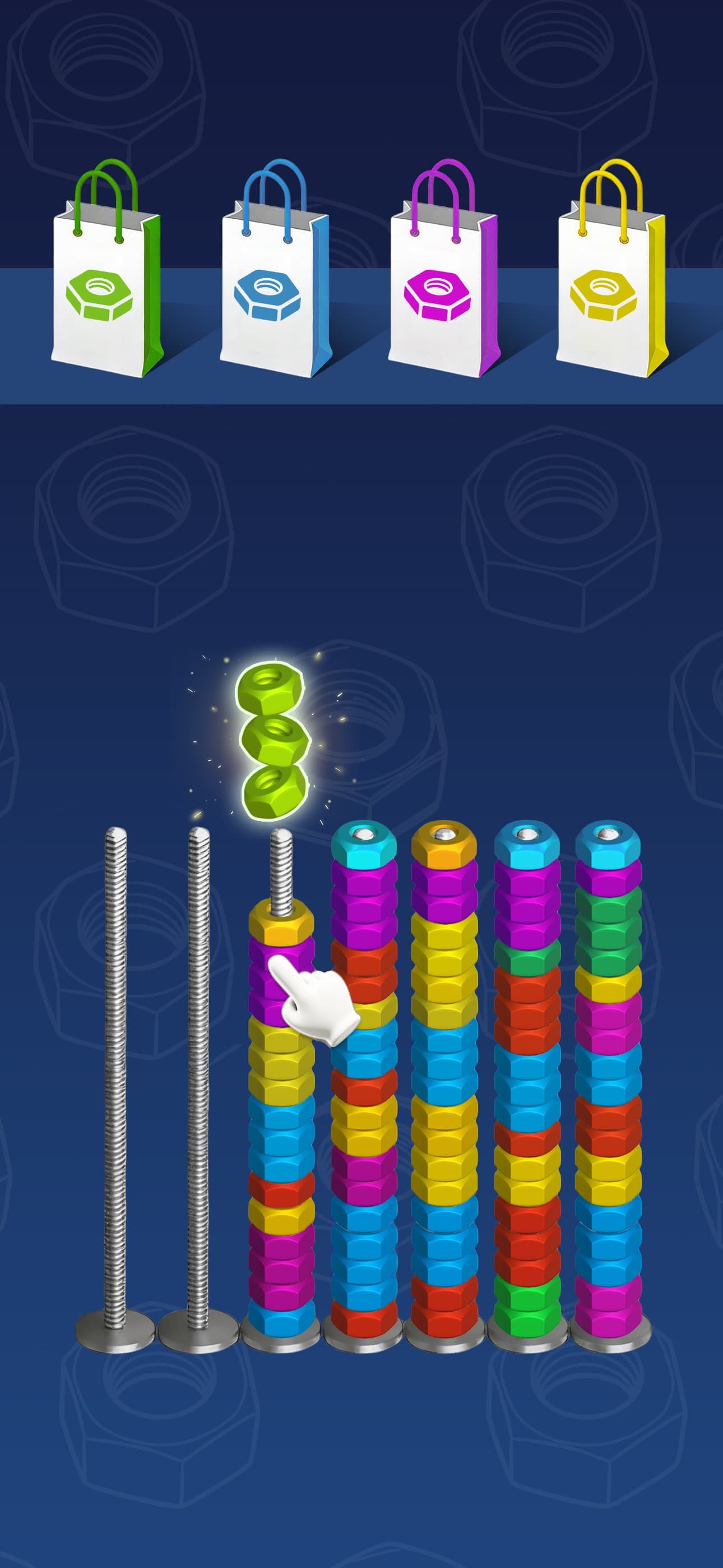 3D Nuts Sort screenshot 5 - screenshot