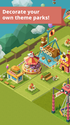 Merge Tycoon: 2048 Theme Park screenshot 2 - screenshot