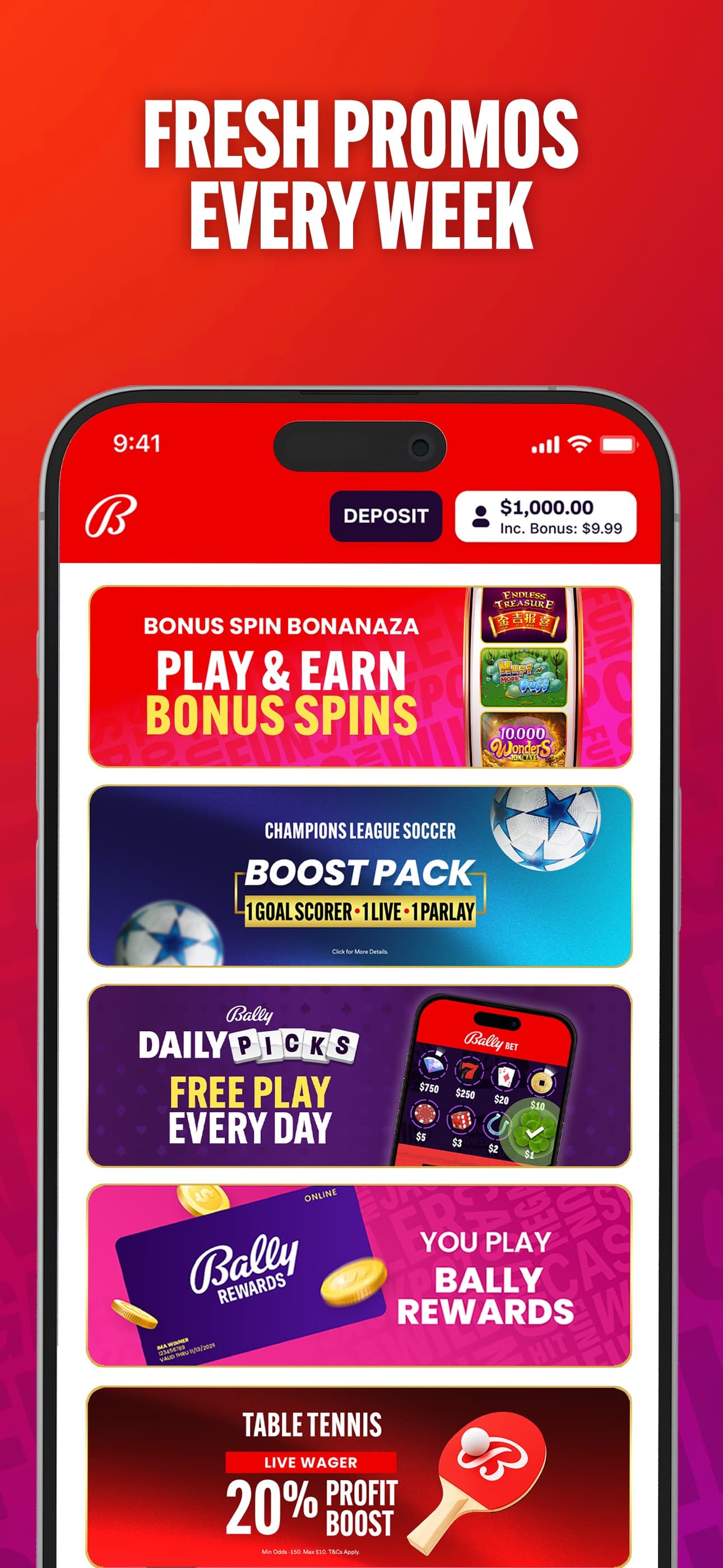 Bally Bet Sportsbook & Casino screenshot 2 - screenshot