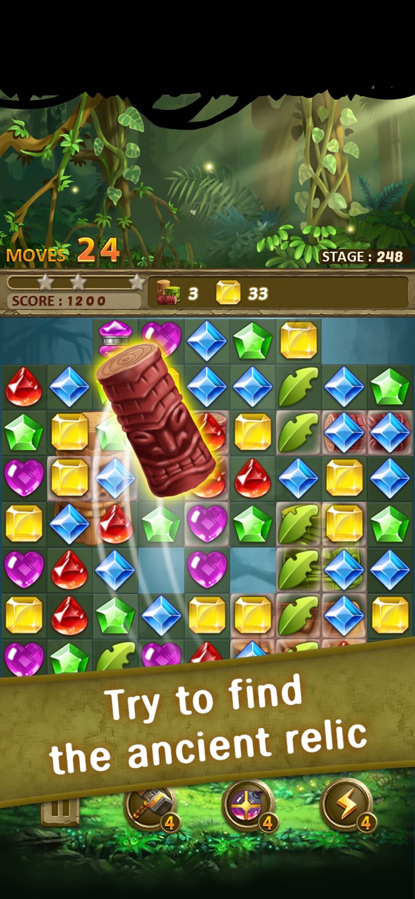 Jewels Jungle : Match 3 Puzzle screenshot 5 - screenshot