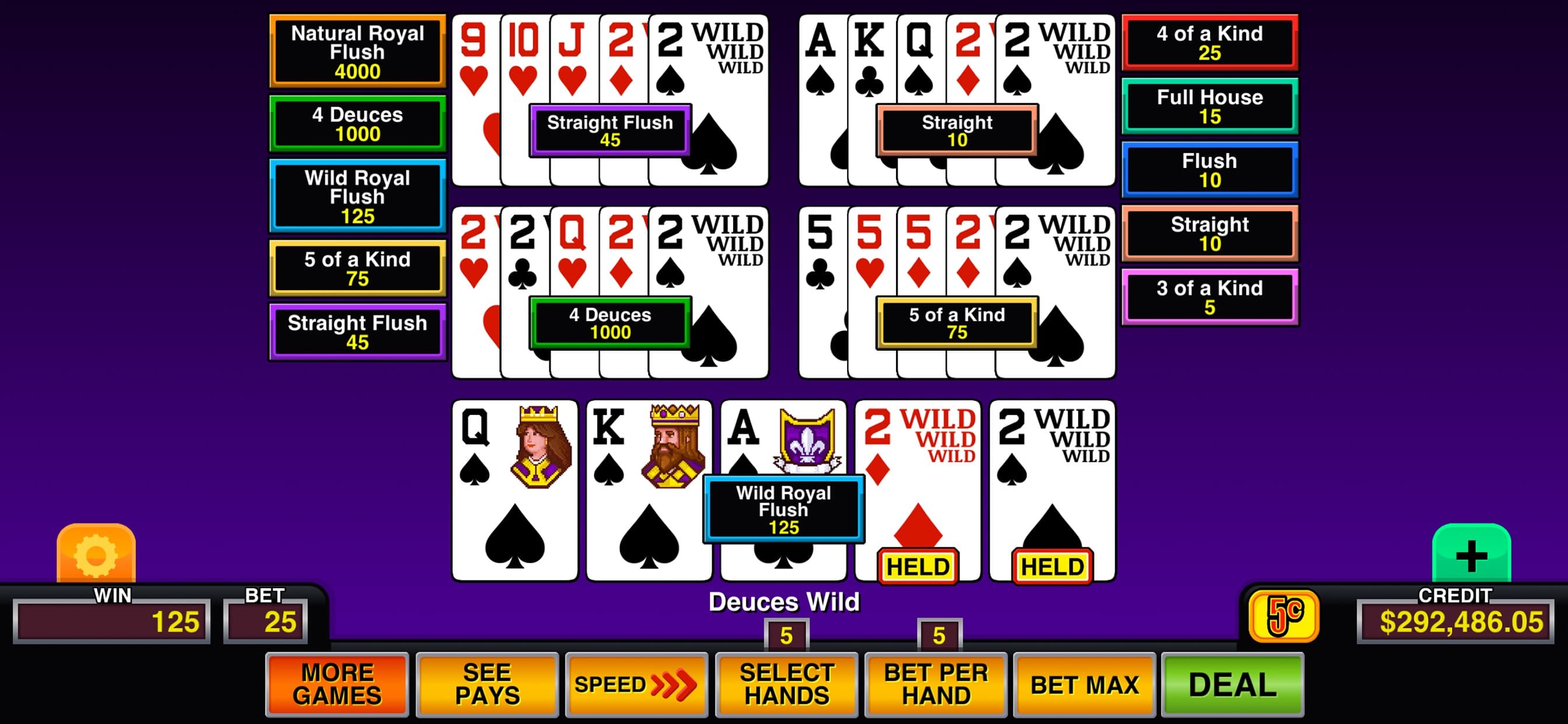 Video Poker Multi Pro screenshot 1 - screenshot